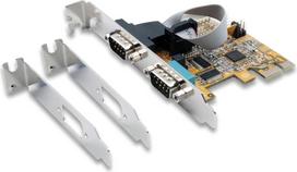 Exsys EX-44082 - Serieller Adapter - PCIe 3.0 x16 Low-Profile - RS-232/V.24 x 2