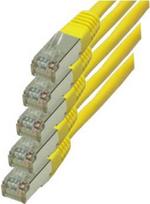 ShiverPeaks cat.6 S/FTP 0.5 m - RJ-45 - RJ-45 - Männlich/m?nnlich - Gold - Cat6 - S/FTP (S-STP) (75711-H0.5Y-SET5) - Kabel - Netzwerk