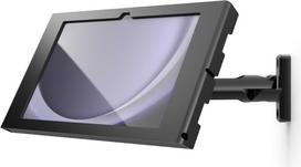 Compulocks Galaxy Tab S9/S9FE 10.9 Apex Enclosure Swing Wall Mount Black - Befestigungskit - Schwenkarm, freiliegende Front-/Rückkamera und Sensoren - für Tablett - verriegelbar - Metallrahmen - Schwarz - Bildschirmgröße: 27.7 cm (10.9)
