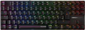 Cherry MX 8.2 Pro TMR Wireless, Verkabelt & Kabellos, USB + RF Wireless + Bluetooth, Magnetic-mechanical key switch, QWERTZ, RGB-LED, Schwarz