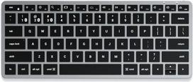 Satechi Slim X1 Tastatur Bluetooth QWERTZ Deutsch Schwarz - Grau (ST-BTSX1M-DE)