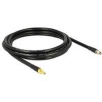 DeLOCK - Antennenkabel - HF - RP-SMA (M) - RP-SMA (W) - 3,0m - Koax - (CFD-400) - Schwarz (13015)