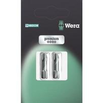Wera Kreuzschlitz-Bit PH 1, PH 2, PH 3 851/1 TZ SB SiS Werkzeugstahl zähhart D 6.3 3 St. (05073326001)