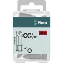 Wera Kreuzschlitz-Bit PZ 2 855/1 Z DIY SiS Werkzeugstahl zähhart D 6.3 10 St. (05072404001)