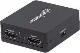 Manhattan 1080p 2-Port HDMI Splitter - Video-/Audio-Splitter - 2 x HDMI - Desktop