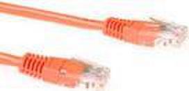 ACT Orange 7 meter U/UTP CAT5E patch cable with RJ45 connectors. Cat5e u/utp orange 7.00m (IB4507)