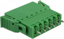 Delock Terminalblock Set für Platine 6 Pin 3,81 mm Rastermaß vertikal (65972)