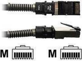 PatchSee DirectPatch - Patch-Kabel - RJ-45 (M) zu RJ-45 (M) - 12,2m - UTP - CAT 6a - geschirmt - Schwarz (PCI6-DPU/40)