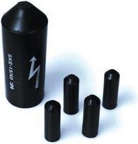 3M SKE S/1+2. Produktfarbe: Schwarz, Durchmesser vor Schrumpfen: 4 cm, Menge pro Packung: 4 Stück(e) (7000061600)