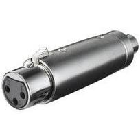 Wentronic XLR 007 - RCA - 3pin - Weiblich/weiblich (27457)