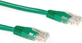 ACT Green 20 meter U/UTP CAT6 patch cable with RJ45 connectors. Cat6 u/utp green 20.00m (IB8720)