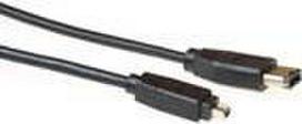 ACT Firewire IEEE1394 connection cable 6-pin male - 4-pin male 4,50 m FIREWIRE IEEE1394 6M-4M 4.50M (FW1450)