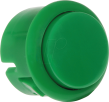 JOY-IT ARC BUTTON MC GN - Micro Arcade Button mit Mikroschalter, Ø=27,1 mm, grün (BUTTON-GREEN-MICRO)