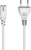 Hama - Stromkabel - Eurostecker zu power IEC 60320 C7 - Wechselstrom 230 V - 5,0m - geformt - weiß (00223276)
