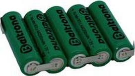Beltrona RTU5AAZ Akkupack 5x Mignon (AA) Z-Lötfahne NiMH 6 V 2200 mAh (BELRTU5AAZ)