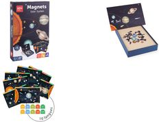agipa Magnetspiel Sonnensystem, 27 Magnets mit abnehmbarer Bühne, in einer Schachtel aus Karton, Maße - 1 Stück (19272)