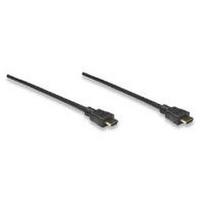 Manhattan High Speed HDMI Cable - Video- / Audiokabel - HDMI - 28 AWG - HDMI, 19-polig (M) - HDMI, 19-polig (M) - 22,5m - abgeschirmt - Schwarz (308458)