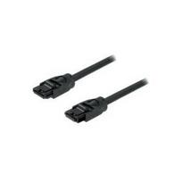 eSATA 3.0 Kabel, 7pol eSATA St. / 7pol SATA St, 0,5 m Datenkabel zur Verbindung von externen SATA 3.0 Geräten mit dem PC (39904100)