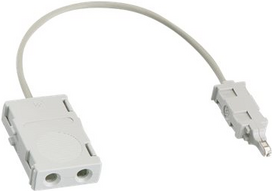 Rutenbeck - Prüfgerätkabel - LSA 2-polig (M) zu LSA 2-polig (W) - 20 cm (2903220)