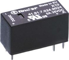Finder 15,7 mm hoher Optokoppler (SSR), Serie 41.81.7.024.9024 41.81.7.024.9024 Last-Strom 5 A Schaltspannung 1.5 - 35 V (41.81.7.024.9024)