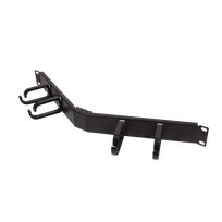 LogiLink 48,30cm (19) Cable Organizer 1U, Angled - Kabelmanagementleiste - Schwarz, RAL 9005 - 1U - 48.3 cm (19)