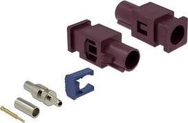 DeLOCK FAKRA D Stecker Federpin - Isolation: PTFE - Bordeauxviolett (89758)