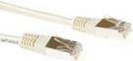 ACT Ivory 10 meter F/UTP CAT5E patch cable with RJ45 connectors. Cat5e f/utp ivory 10.00m (IB7210)