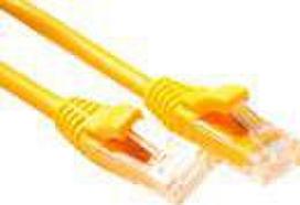 ACT Yellow 10 meter U/UTP CAT6 patch cable component level with RJ45 connectors. Cat6 u/utp component yl 10.00m (IK8810)
