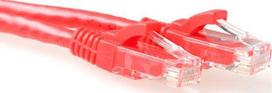 ACT Red 20 meter U/UTP CAT6 patch cable snagless with RJ45 connectors. Cat6 u/utp snagless rd 20.00m (IS8520)