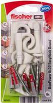 Fischer DuoPower 6x30 EasyHook Round K (6) Dübelsortiment 557923 1 Set (557923)