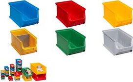 allit Sichtlagerkasten ProfiPlus Box 3, aus PP, grau Größe 3, Nutzlast: 10 kg, Auflast: 40 kg, stapelbar, - 1 Stück (456223)