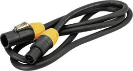 Eurolite IP T-Con XLR Verbindungskabel [1x XLR-Stecker - 1x XLR-Buchse] 15 m Schwarz/Orange (30247766)
