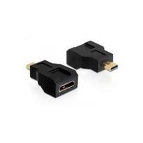 Delock Adapter High Speed HDMI with Ethernet - mini C Buchse > micro D Stecker - 19 Pin HDMI - C Buchse - 19 Pin HDMI micro D Stecker (65271)