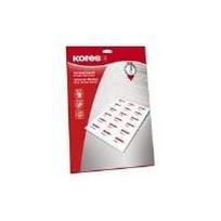 Kores Universal-Etiketten, 105 x 74 mm, weiß, 25 Blatt ohne Rand - 1 Stück (L10574.25)