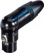 NEUTRIK XLR-Steckverbinder Buchse, gewinkelt Polzahl: 4 Schwarz NC4FRX-B 1 St. (NC4FRX-B)