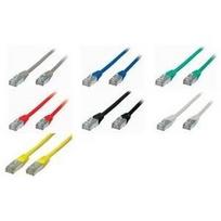 shiverpeaks BASIC-S Patchkabel, Kat. 6, S/FTP, weiß, 10,0 m RJ45 Stecker - RJ45 Stecker, Haube vergossen, halogenfrei, - 1 Stück (BS75720-HW)