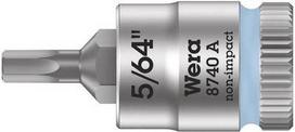 Wera Innen-Sechskant Steckschlüssel-Bit-Einsatz 5/64 1/4 (6.3 mm) 8740 A Zyklop 05003380001 (05003380001)