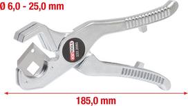 KS TOOLS Werkzeuge-Maschinen GmbH Schlauchabschneider Ø 6-25mm (222.2060)