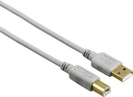 Hama 00200903 USB Kabel USB 2.0 1,5 m USB A USB B Grau (00200903)