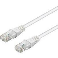 Wentronic 1.5m - Cat5e UTP - RJ-45 - RJ-45 - Männlich/männlich - Weiß - Cat5e (95564)