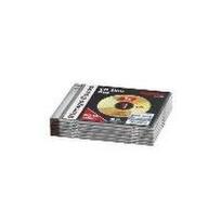 Hama - Slim Jewel Case für Speicher-CD - Kapazität: 1 CD - durchsichtig schwarz (Packung mit 5) (00051289)