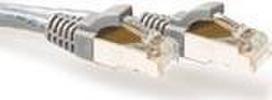 ACT Grey 2 meter LSZH SFTP CAT6A patch cable snagless with RJ45 connectors CAT6A S/FTP LSZH SNG GY 2.00M (FB7002)