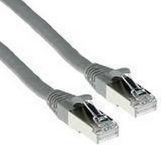 ACT Grey 5 meter LSZH SFTP CAT6A patch cable snagless with RJ45 connectors CAT6A S/FTP LSZH SNG GY 5.00M (FB7005)
