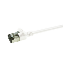 LogiLink Ultraflex SlimLine - Patch-Kabel - RJ-45 (M) zu RJ-45 (M) - 3 m - 3.8 mm - shielded PIMF - CAT 6a - geschirmt, halogenfrei, geformt - weiß, RAL 9010