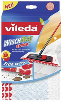 Vileda Wischbezug Wischmat Extra - Mop cover - Schwarz - Rot - Mikrofaser - 1 Stück(e) - 1400 mm (01474)
