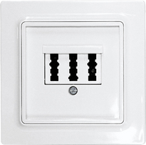 Eltako TAE-Abdeckung 3-fach für E-Design TAE55E/3-wg (30055836)