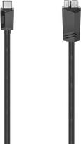 Hama USB-C-Kabel, USB-C-Stecker - Micro-USB-St., USB 3.2 Gen1, 5Gbit/s, 0,25 m (00200654)