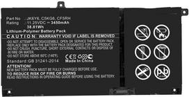 CoreParts Laptop Battery 38.81Wh Li-Polymer 11.25V 3450mAh - Batterie - 3.450 mAh (CF5RH-CP)