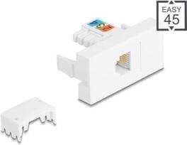Delock Easy 45 Modul RJ12 Buchse zu LSA UTP weiß (90897)