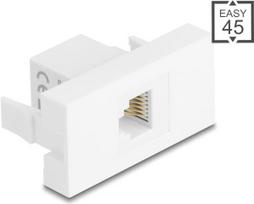 Delock Easy 45 Modul RJ12 Buchse zu UTP weiß (90898)